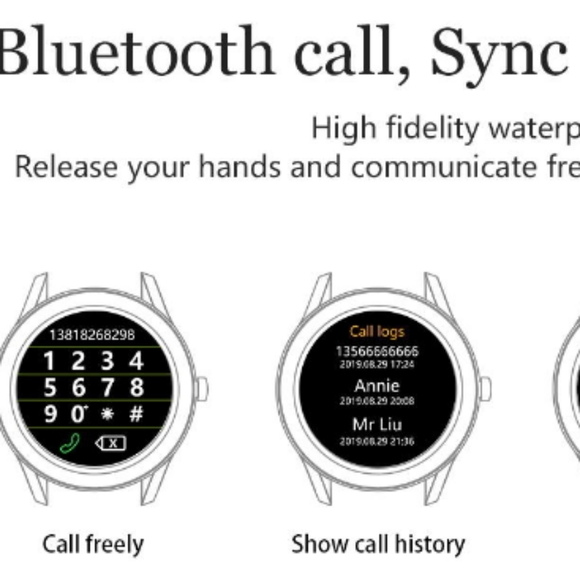 Bluetooth calling touch screen smart watch - Picture 4 of 8